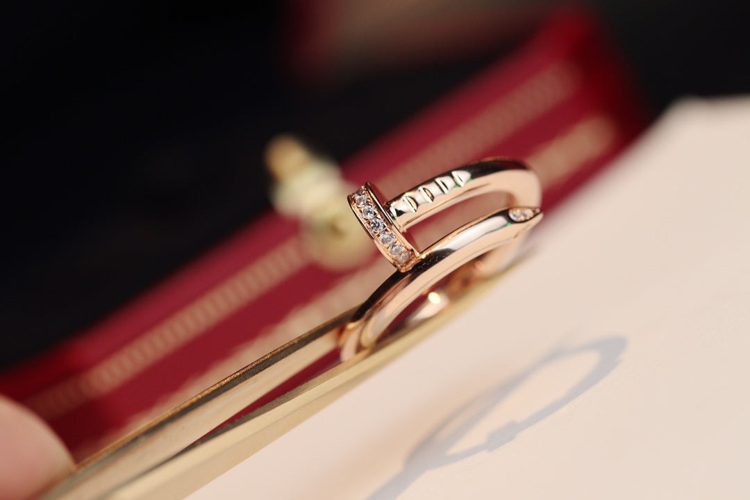 [Mystic]JUSTE RING 2.65MM PINK GOLD DIAMOND