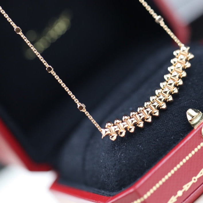 [Mystic]CLASH PINK GOLD NECKLACE