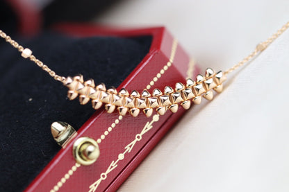 [Mystic]CLASH PINK GOLD NECKLACE