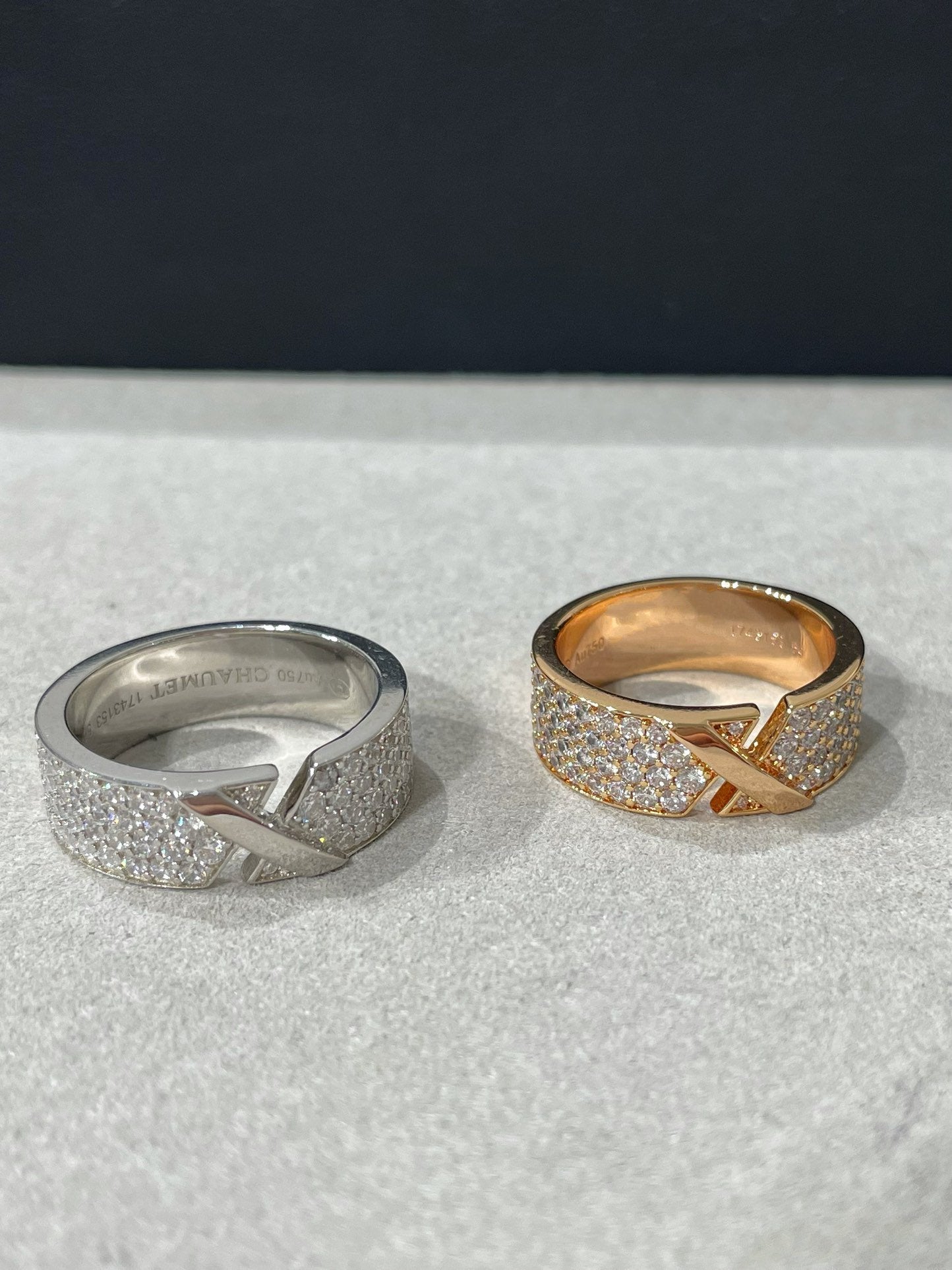 [Mystic]LIENS EVIDENCE  DIAMOND PAVED RING