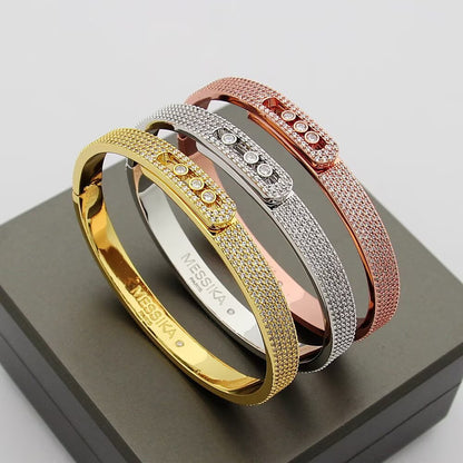 [Mystic ]Move Noa Full Pavé Diamond Bangle Bracelet