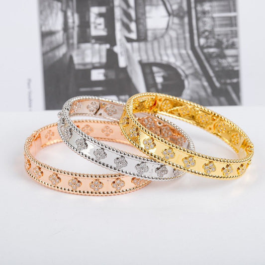 [Mystic]CLOVER BRACELET 8MM DIAMONDS