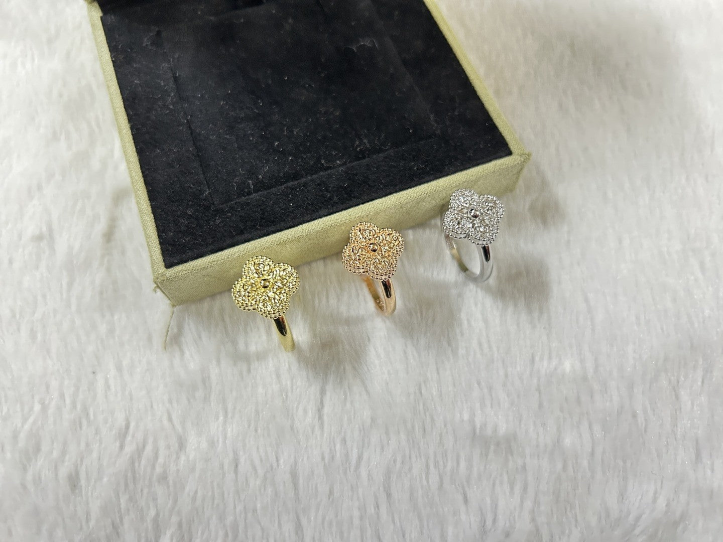 [Mystic]CLOVER GILDED RING