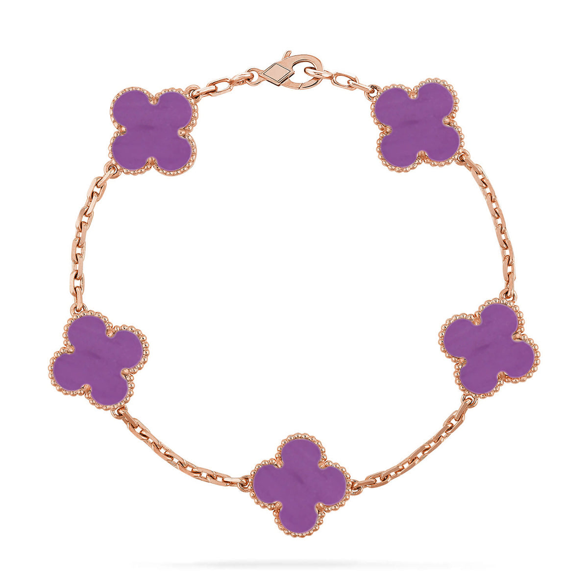 [Mystic] CLOVER 5 MOTIF VIOLET BRACELET COLLECTION