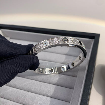 [Mystic]LOVE BRACELET 6.1MM DIAMOND-PAVED CERAMIC