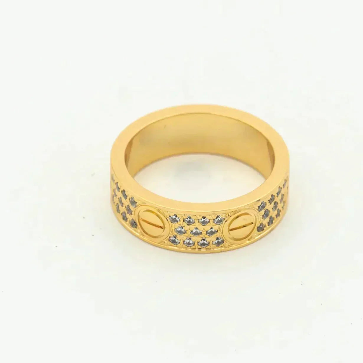[Mystic]LOVE RING 5.5MM DIAMONDS PAVED