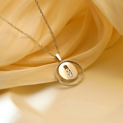 [Mystic ]Mystic  MOVE MM SILVER DIAMOND NECKLACE