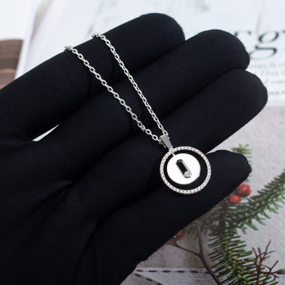 [Mystic ]Mystic  MOVE PM NECKLACE SILVER DIAMOND