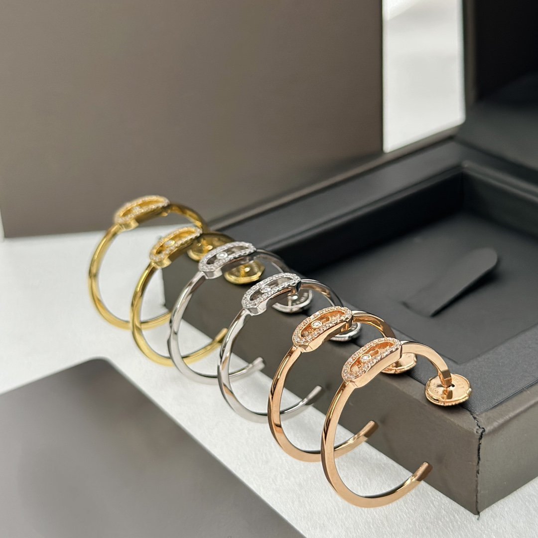 [Mystic ]CREOLES MOVE UNO PM DIAMOND EARRINGS
