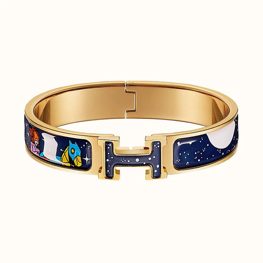 [Mystic]H STAR AND MOON BRACELET 12MM