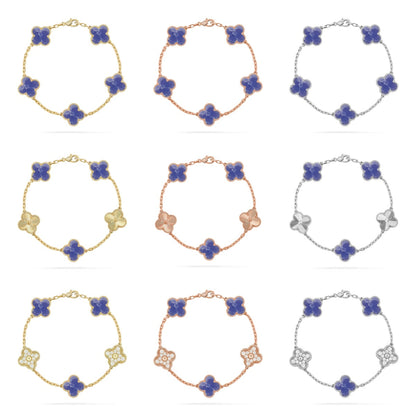 [Mystic]CLOVER 5 MOTIF BLUE VEINS BRACELET COLLECTION