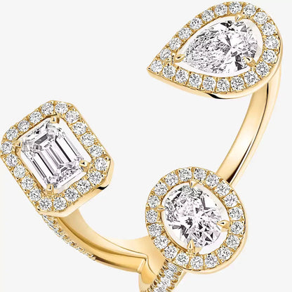 [[Mystic ] Diamond Ring 0,25ct My Twin Trilogy